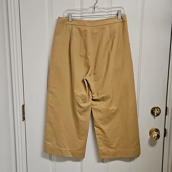 bohme Cotton High Waist Wide Leg Cropped Pant - Picture 4 of 6